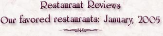 Restaurant Reviews